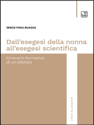 cover image of Dall'esegesi della nonna all'esegesi scientifica